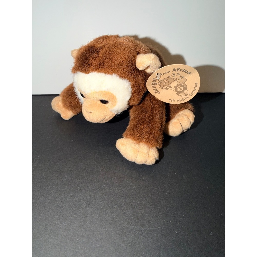 Jungolo from Africa Soft Wildlife Collection Monkey Plush Brown Safari Toy
